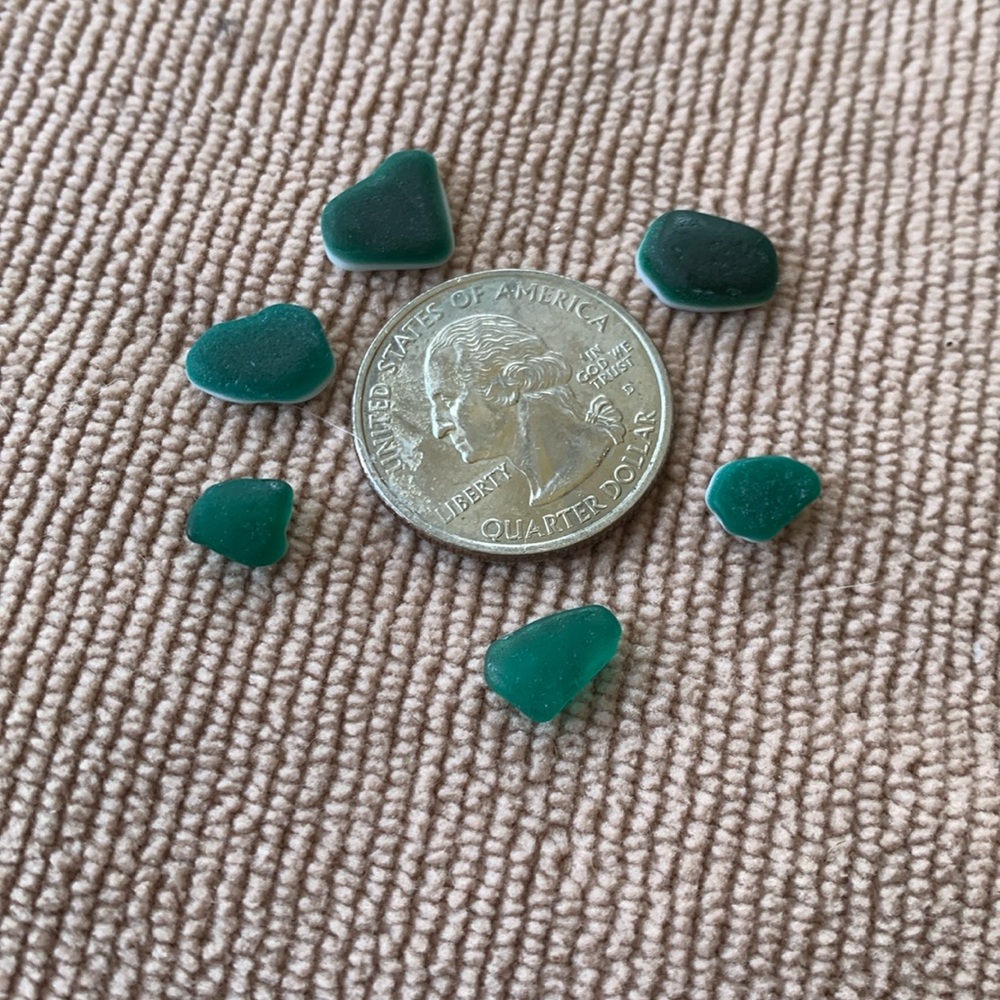 turquoise sea glass
